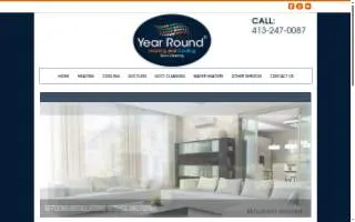 Year Round Heating & Air Conditioning of Riverside website