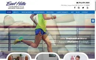 East Hills Chiropractic website
