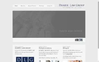 Duarte | Law Group, Apc website