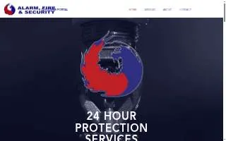 Alarm, Fire & Security website