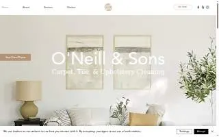 O'Neill and Sons Inc. Moving and Delivery website