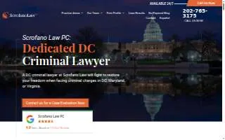 Scrofano Law PC website