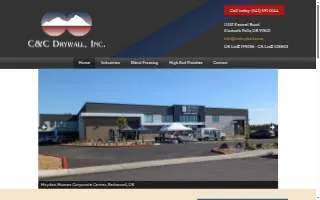 C & C Drywall Contractors North Inc website