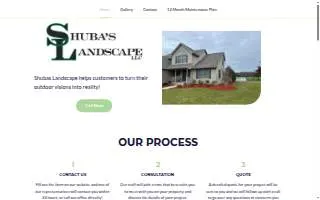 Shuba's Landscape LLC of Dover website