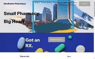 Medtown PHARMACY website