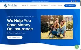 Skylake Insurance Fort Lauderdale website