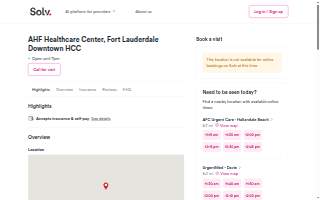 AHF Healthcare Center - Fort Lauderdale Downtown