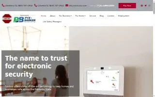 Sonitrol Security Systems, A Pye-Barker Fire & Safety Company of North Charleston website