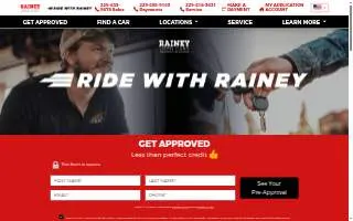 Rainey's Barbershop website