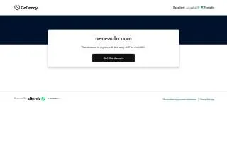Neue Auto LLC of Honolulu website
