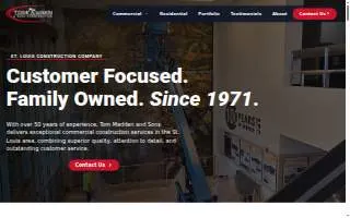 Madden Construction of Des Moines website