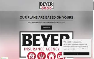 Beyer Insurance Agency website