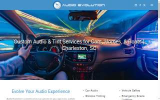 Audio Evolution of North Charleston website