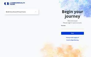 Commonwealth Primary Care website