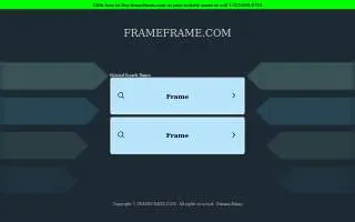 Frame & Frame Attorneys At Law of Frederick website