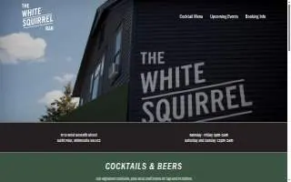 White Squirrel Bar website