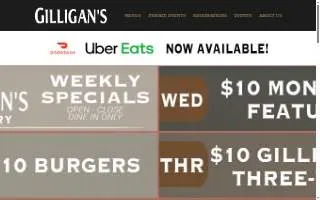 Gilligan's Karaoke website