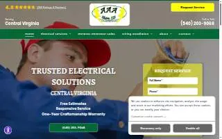 AAA Electric of Gulfport website