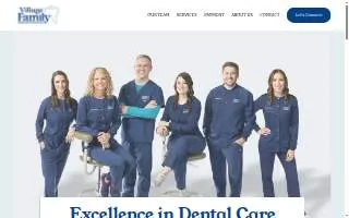 Village Family Dental - Fayetteville website