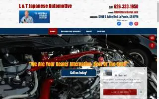 LT Automotive website