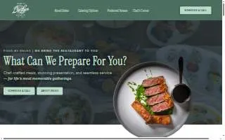 Food by DeLeo Catering website