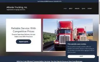 Albania Trucking website