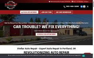 Stellar Auto Repair website