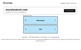 Moreland Veterinary Hospital of Portland website