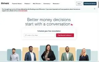 Thrivent of Saginaw website