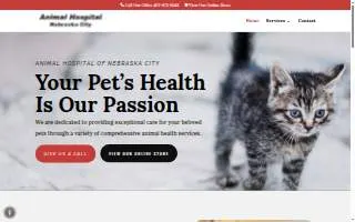 The Animal Hospital of North Charleston website