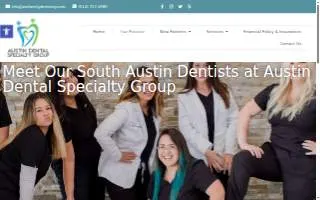 Austin Dental Specialty Group website