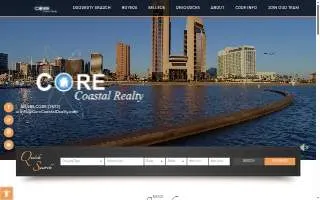 CORE Coastal Realty website