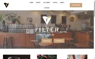 FILTER-Coffee Parlor website