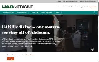 Huntsville Hospital Physician Care at Oakwood website