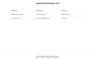 Studio 22 website