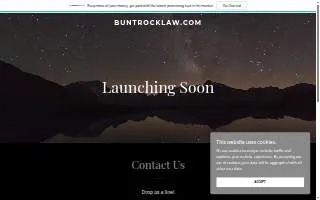 Buntrock Law Group, PLLC of Mesa website