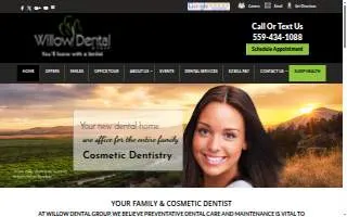 Willow Dental Group website
