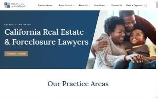 Estavillo Law Group - Oakland Foreclosure & Real Estate Attorneys website