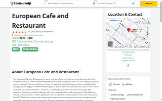 European Cafe and Restaurant
