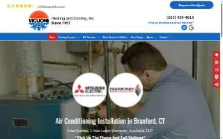 Viglione Heating & Cooling of New Haven website