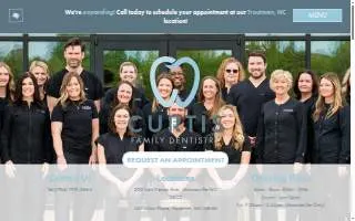 Curtis Family Dentistry of Bridgeport website