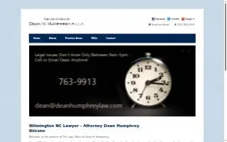 Dean H Humphrey Law Office website