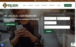 M. Wilson Accounting & Bookkeeping Services, LLC website