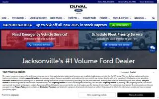 Duval Ford website