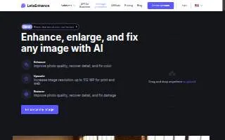The Enhance Company website