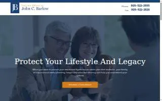 The Law Offices of David W. Barlow website