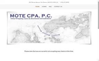 Mote CPA PC website