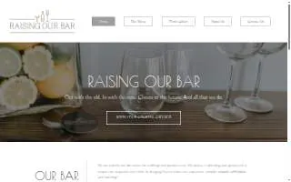 Raising Our Bar website