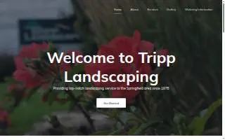 Tripp Landscaping website
