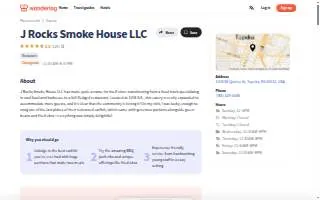J Rocks Smoke House LLC website